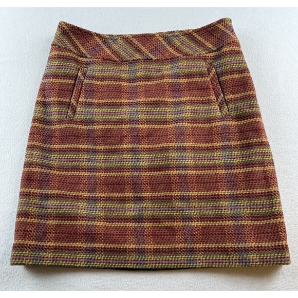 Talbots Dresses & Skirts - Talbots Womens Petite 2P Wool Blend Plaid Check Skirt